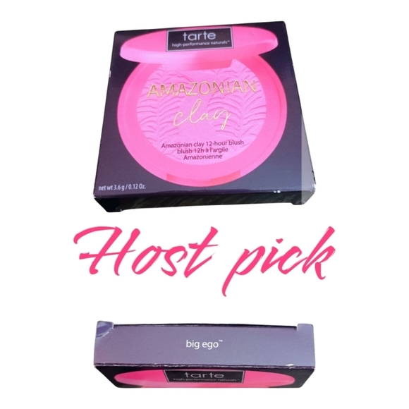 NWT Tarte Amazonian Clay 12 Hour Blush Big Ego - Picture 1 of 6